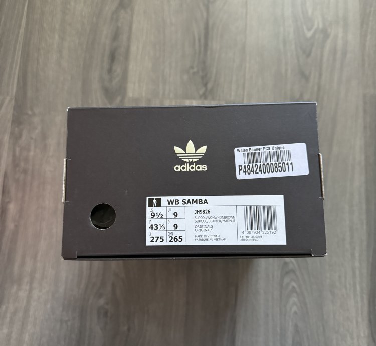 Wales Bonner Samba Croc Brown