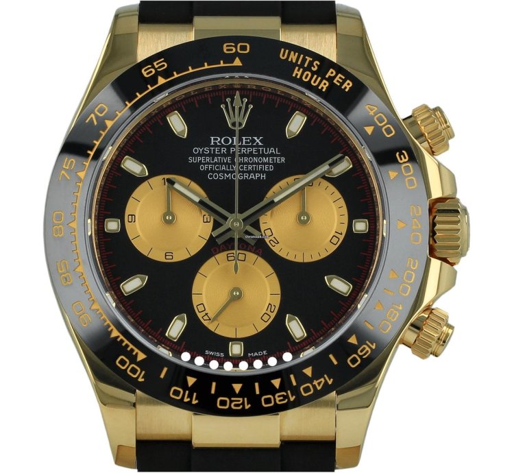 Rolex Daytona Cosmograph Daytona 116518ln Yellow Gold Paul Newman Dial