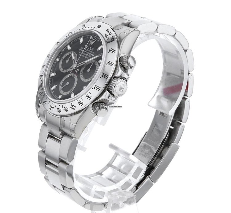 Rolex Daytona Cosmograph Daytona 116520 Black Mnumber Unused Mens