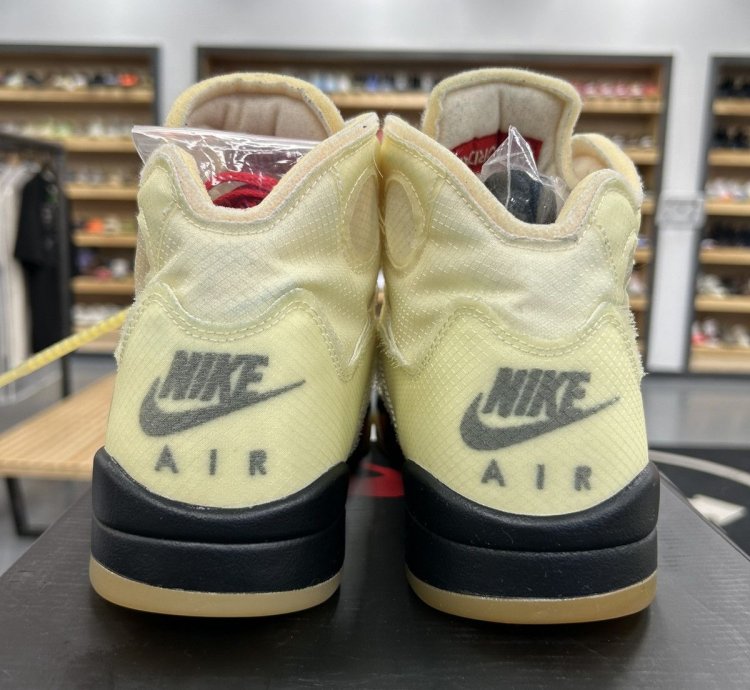 75574 Jordan 5 Retro Off-white Sail