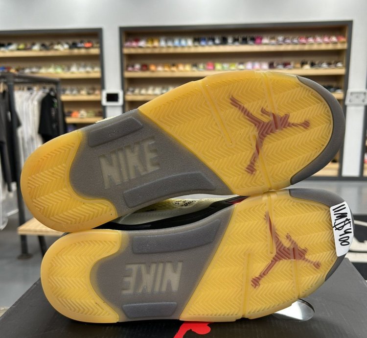 75574 Jordan 5 Retro Off-white Sail