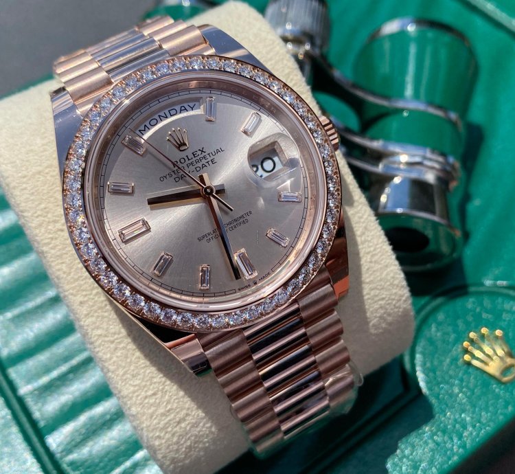 Rolex Day-date 40 228345rbr Sundust Everose Gold