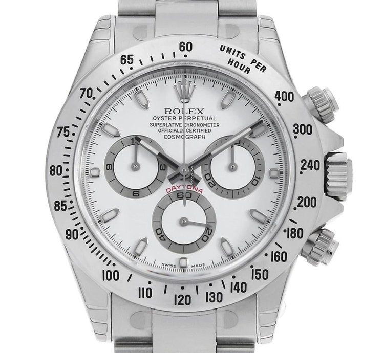 Rolex Daytona Cosmograph Daytona 116520 White Dnumber Unused Mens