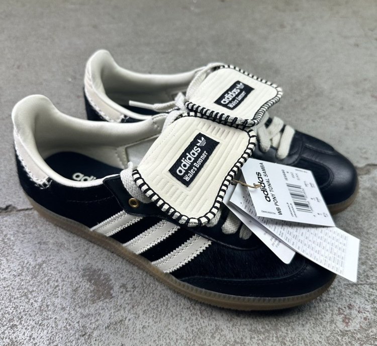 Wales Bonner Samba Pony Black