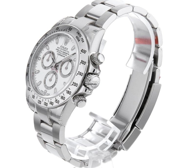 Rolex Daytona Cosmograph Daytona 116520 White Mirror Buckle Random Number Unused Mens