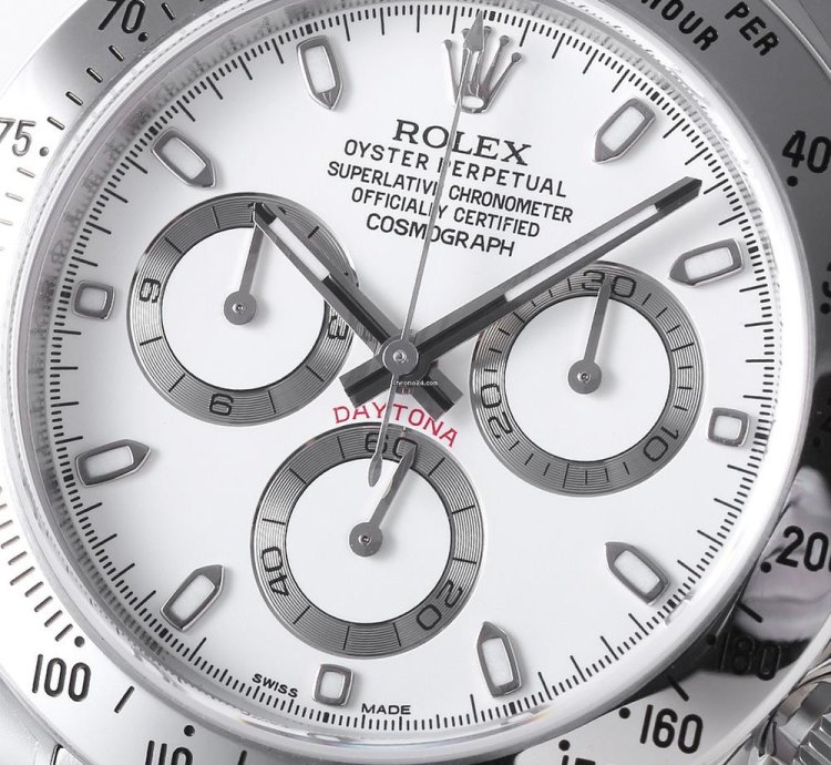 Rolex Daytona Cosmograph Daytona 116520 White Mirror Buckle Random Number Unused Mens