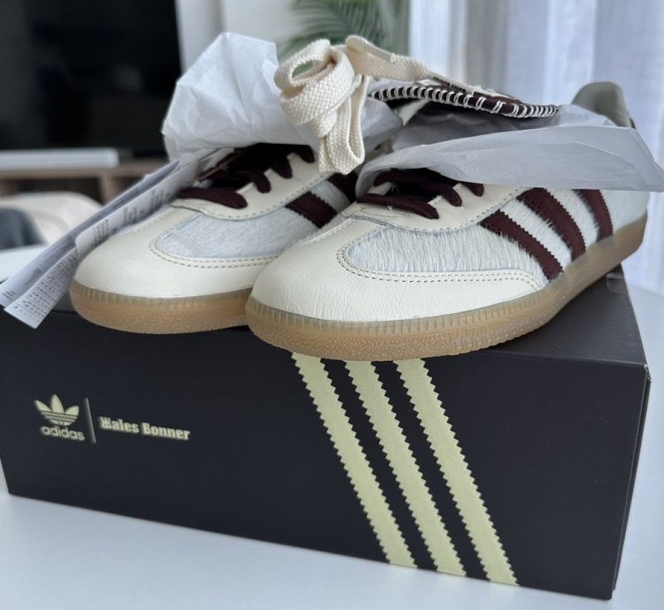 Wales Bonner Samba Pony Tonal Low Trainers