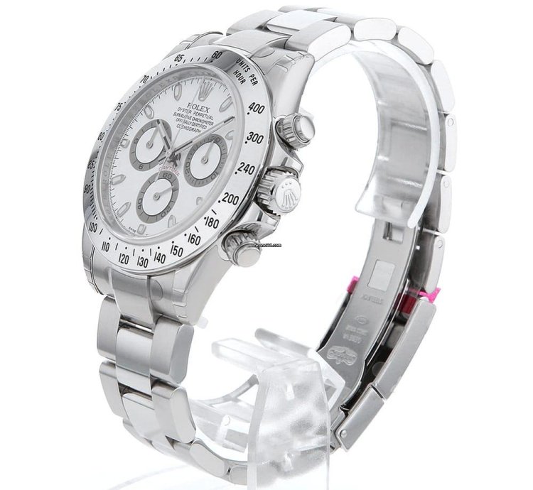 Rolex Daytona Cosmograph Daytona 116520 White Mnumber Unused Mens