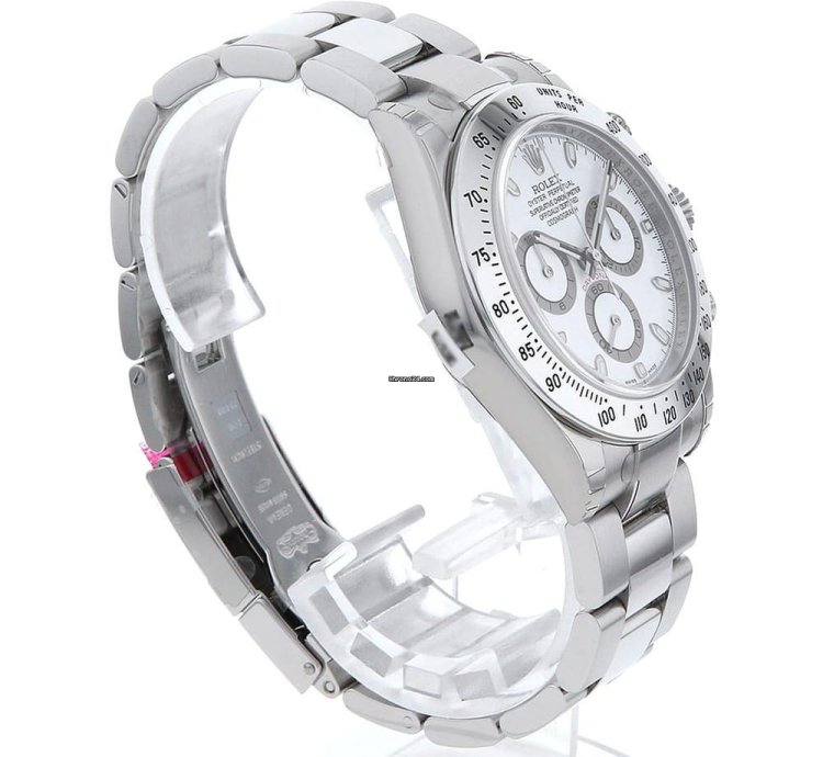 Rolex Daytona Cosmograph Daytona 116520 White Mnumber Unused Mens