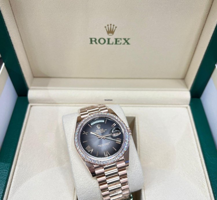 Rolex Day-date 40 228345rbr-0025grey Ombre Roman