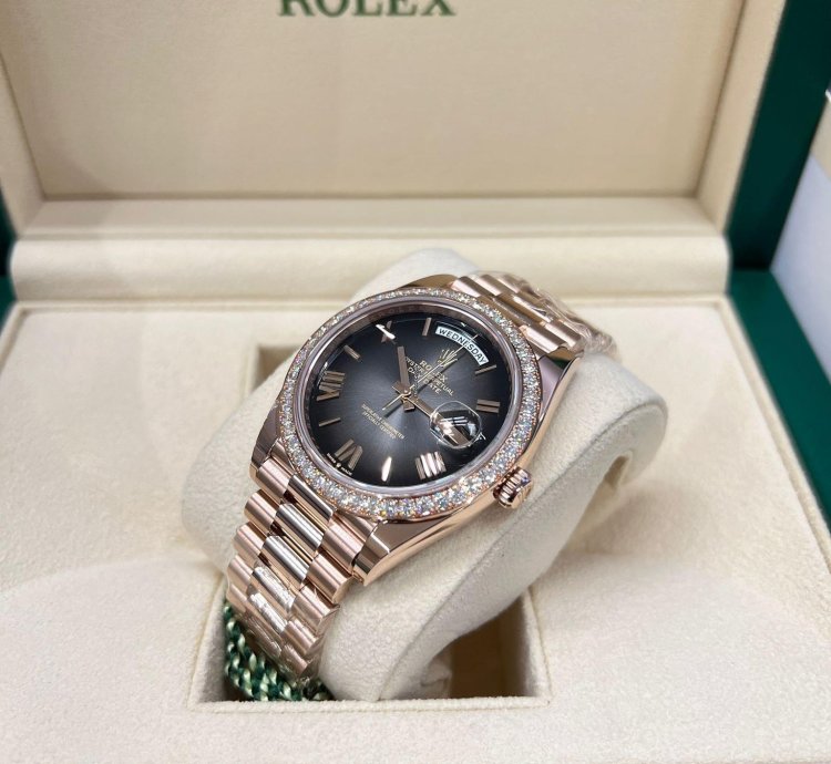 Rolex Day-date 40 228345rbr-0025grey Ombre Roman