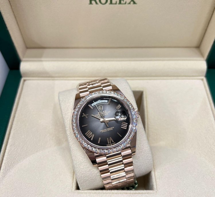 Rolex Day-date 40 228345rbr-0025grey Ombre Roman