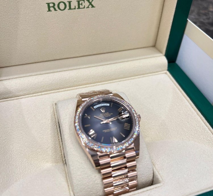 Rolex Day-date 40 228345rbr-0025grey Ombre Roman