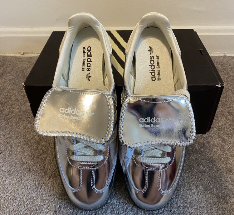 Wales Bonner Samba Silver Metallic
