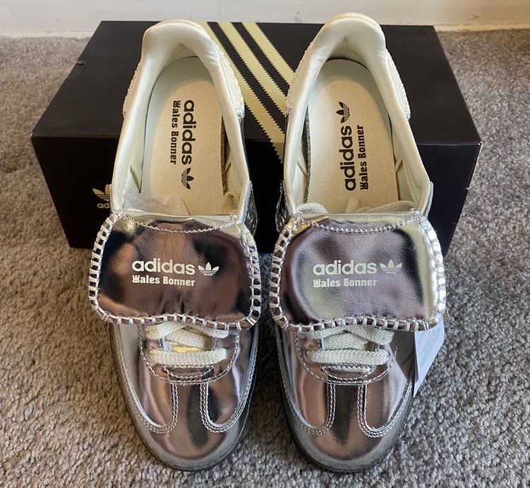 Wales Bonner Samba Silver Metallic Gum