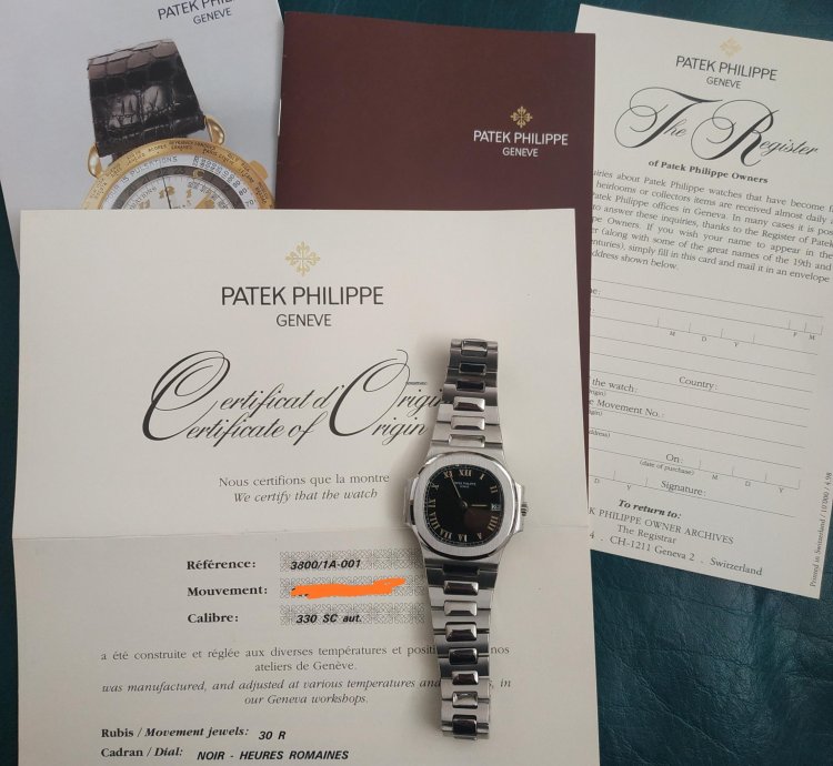Patek Philippe Nautilus 3800 1a Steel Roman Index