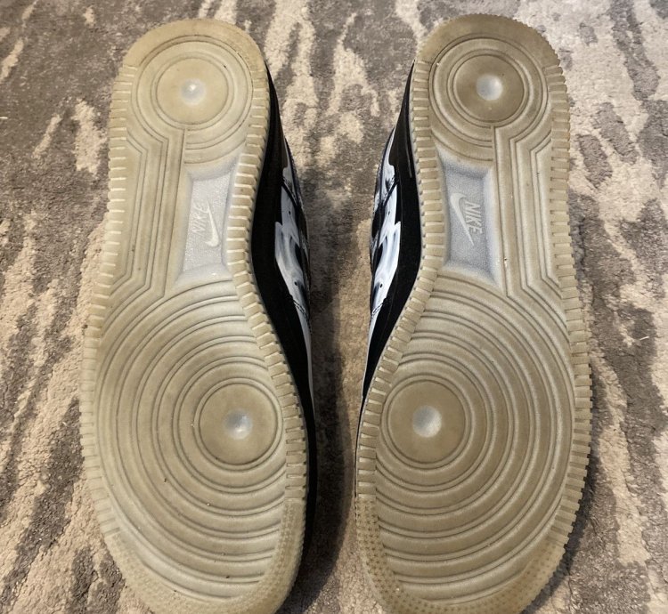 Air Force 1 07 Qs Black Skeleton 2019