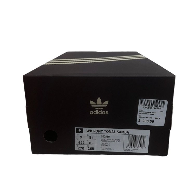Wales Bonner Sambas Pony Black