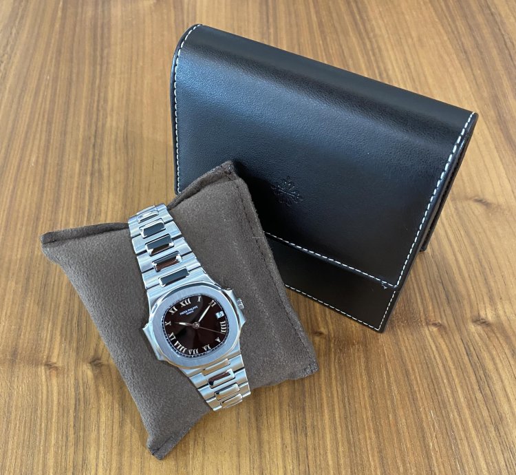Patek Philippe Nautilus 3800 1a-001 Very Good Condition Serviced At Pp Geneva 2 Years Warranty