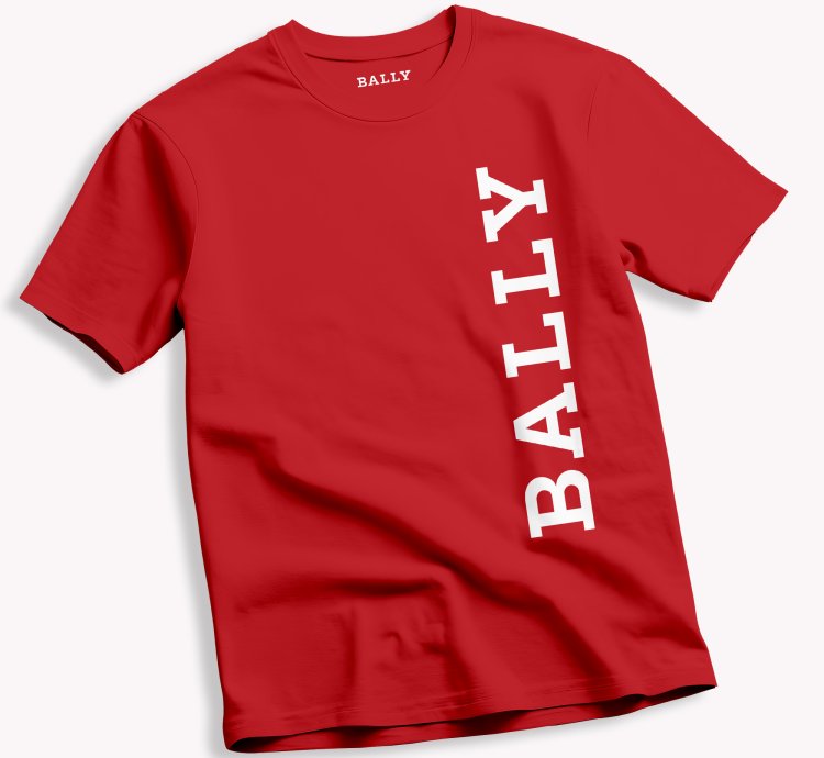 Bally Shirt Red Unisex Size Usa S To 5xl