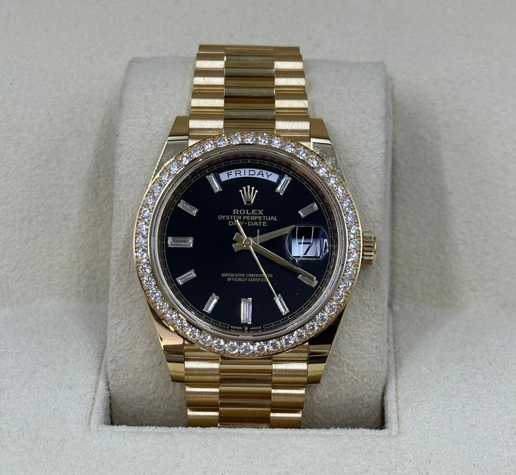 Rolex Day-date 40 228348rbr Bagutte Black