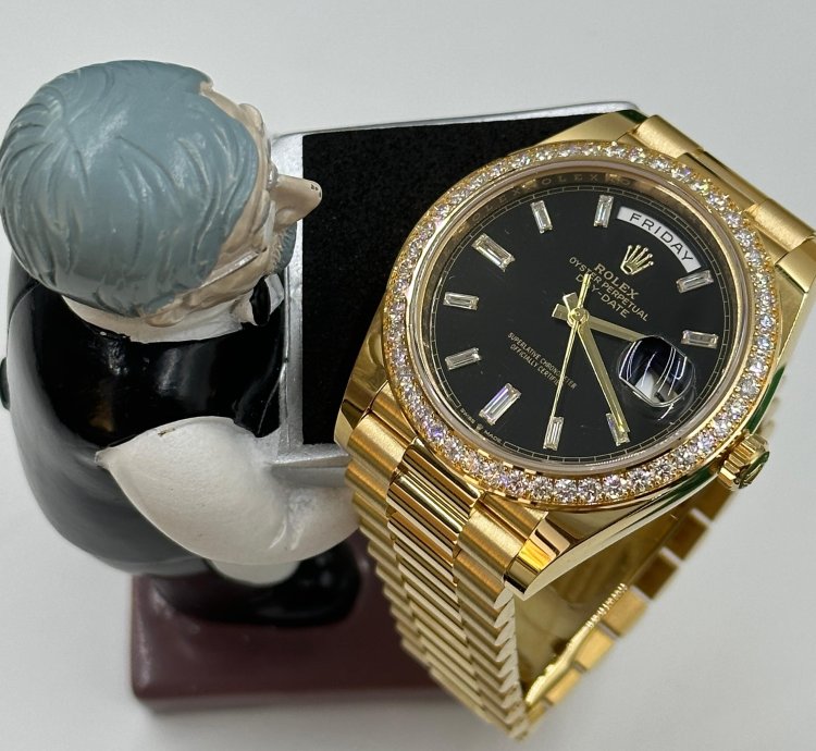Rolex Day-date 40 228348rbr Bagutte Black