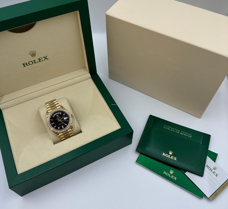 Rolex Day-date 40 228348rbr Bagutte Black