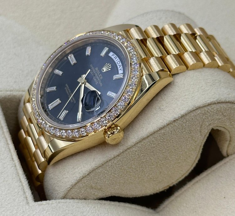 Rolex Day-date 40 228348rbr Bagutte Black