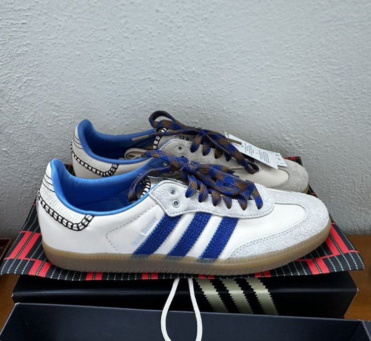 Wb Nylon Samba - Cream Blue