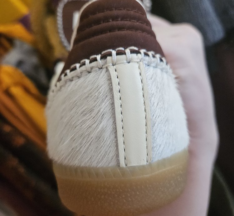White Pony Hair Wb Samba