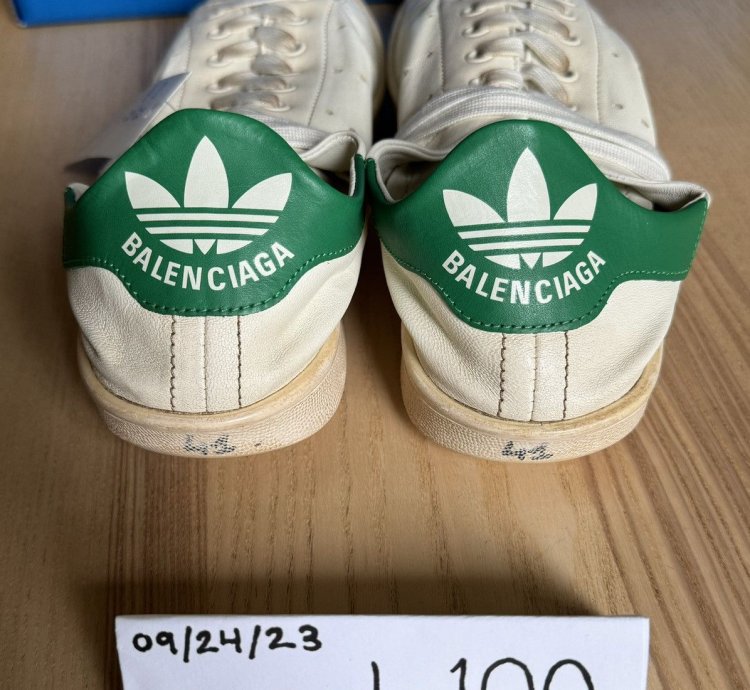 Worn-out Stan Smith White Green 41