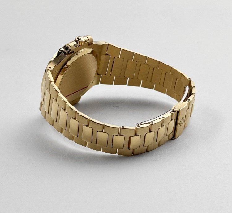 Patek Philippe Nautilus 3800 1j-017 Yellow Gold Black Dial 2003