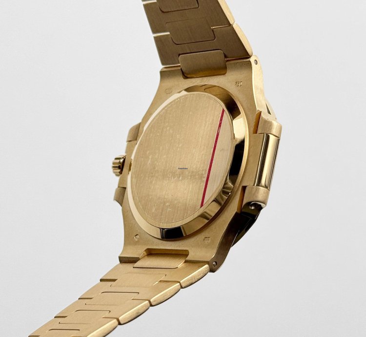 Patek Philippe Nautilus 3800 1j-017 Yellow Gold Black Dial 2003