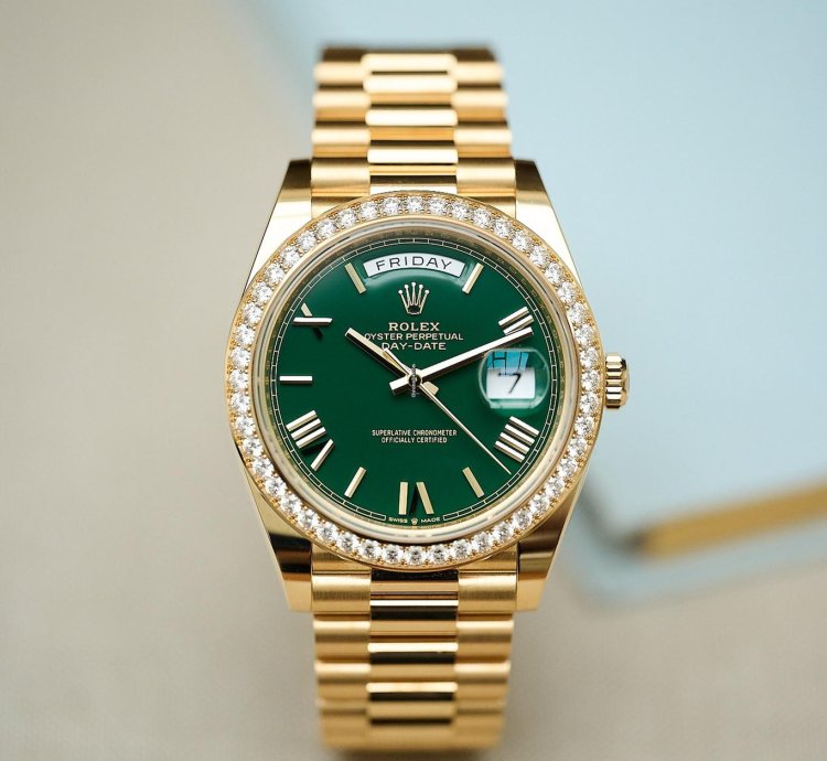 Rolex Day-date 40 228348rbr Green Dial