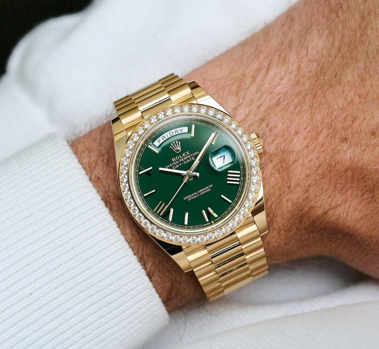 Rolex Day-date 40 228348rbr Green Dial