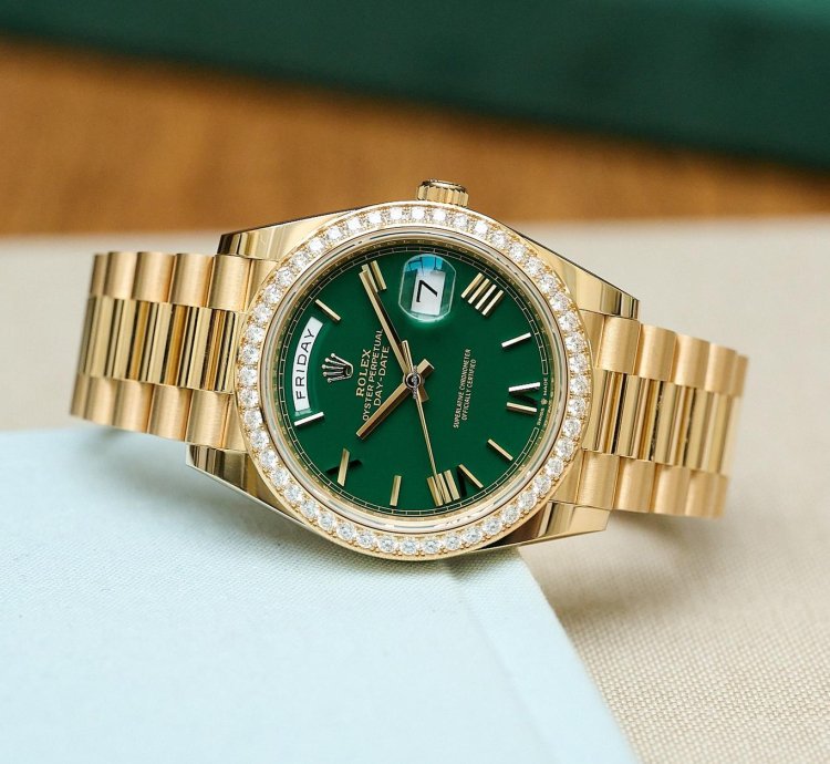 Rolex Day-date 40 228348rbr Green Dial