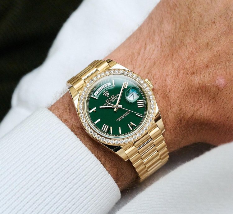 Rolex Day-date 40 228348rbr Green Dial