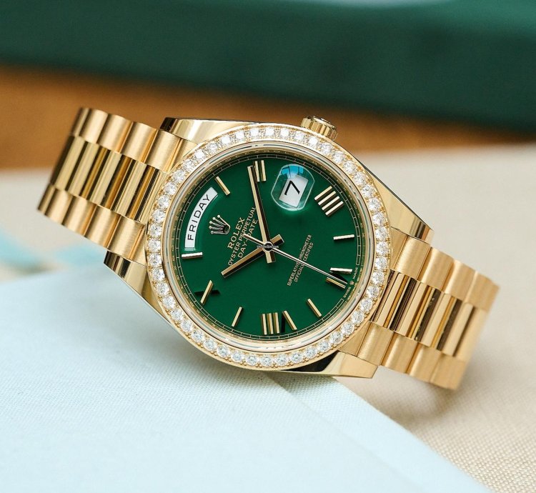 Rolex Day-date 40 228348rbr Green Dial