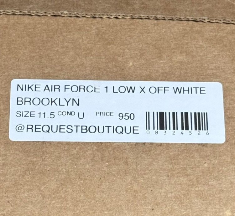 Air Force 1 Off-white Brooklyn