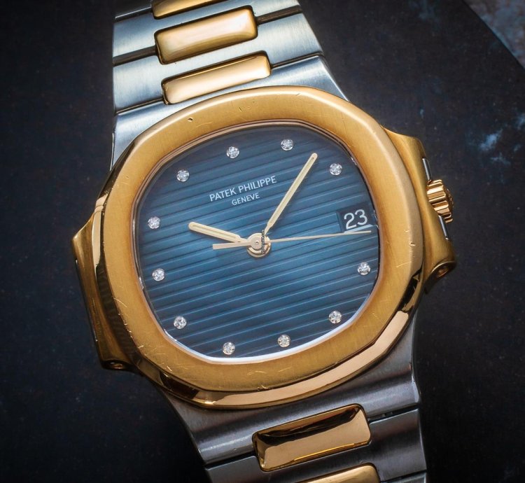 Patek Philippe Nautilus 3800 1ja-013 Ss 18k Gold Diamonds 37mm Serviced Patek Philippe 2025