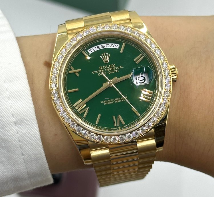 Rolex Day-date 40 228348rbr Green Roman