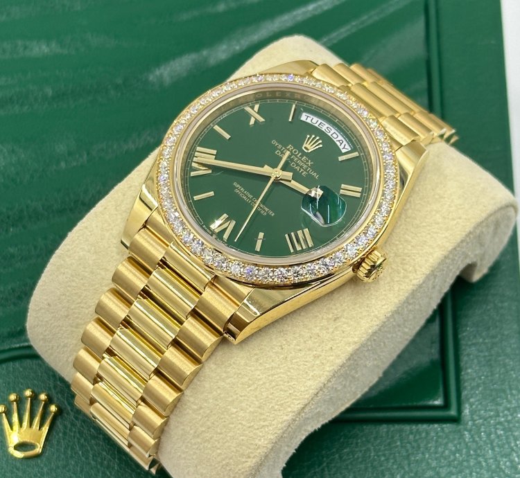 Rolex Day-date 40 228348rbr Green Roman