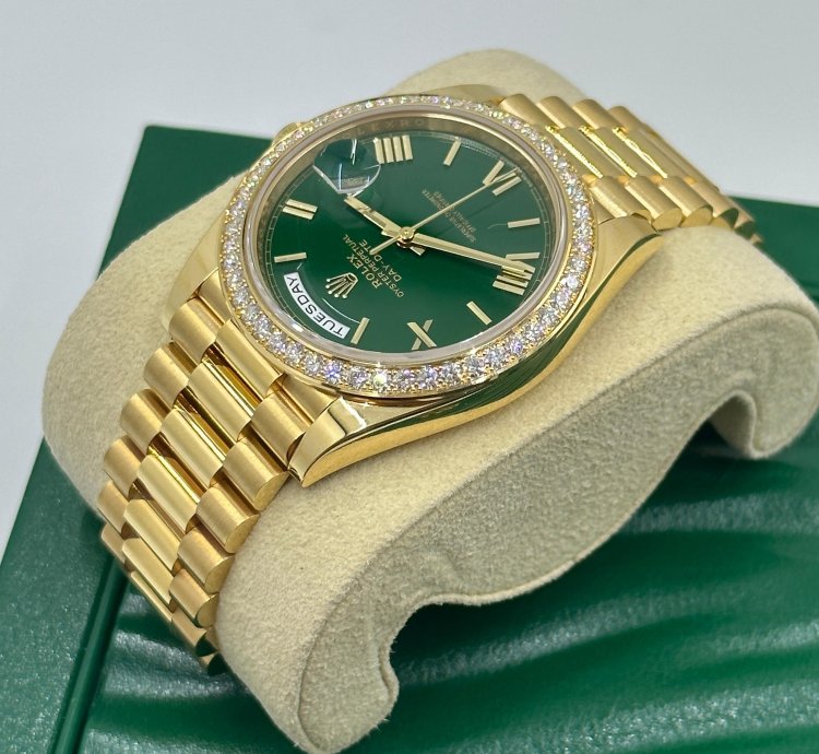 Rolex Day-date 40 228348rbr Green Roman