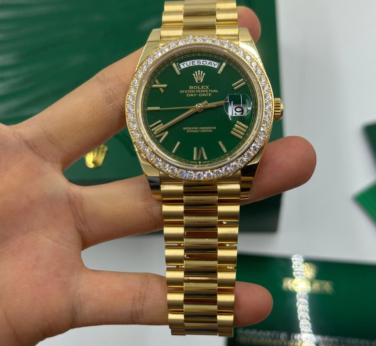 Rolex Day-date 40 228348rbr Green Roman