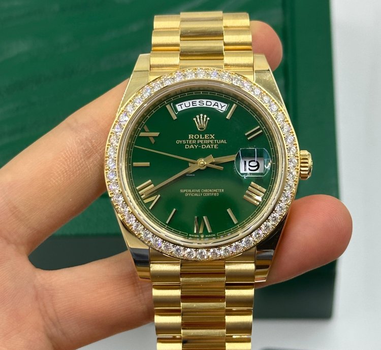 Rolex Day-date 40 228348rbr Green Roman