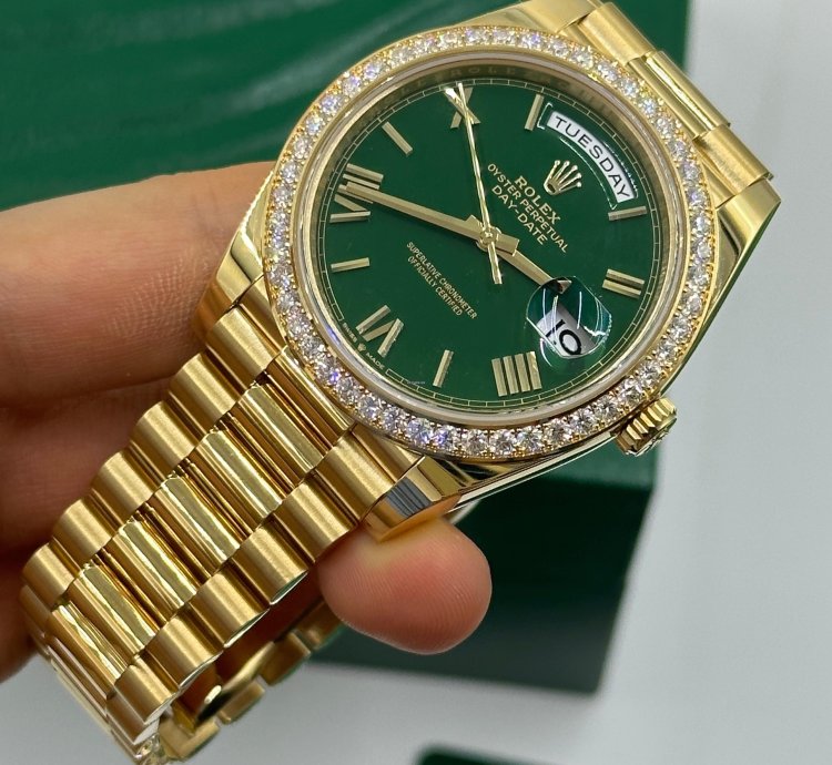 Rolex Day-date 40 228348rbr Green Roman