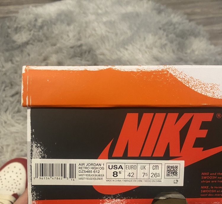 Air Jordan 1 Chicago Lost And Found Size 8 5