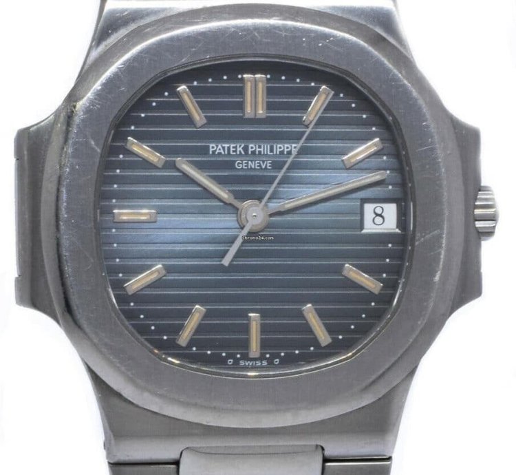 Patek Philippe Nautilus 3800 Nautilus Stainless Steel Blue Dial 37 5mm Watch 3800a 001