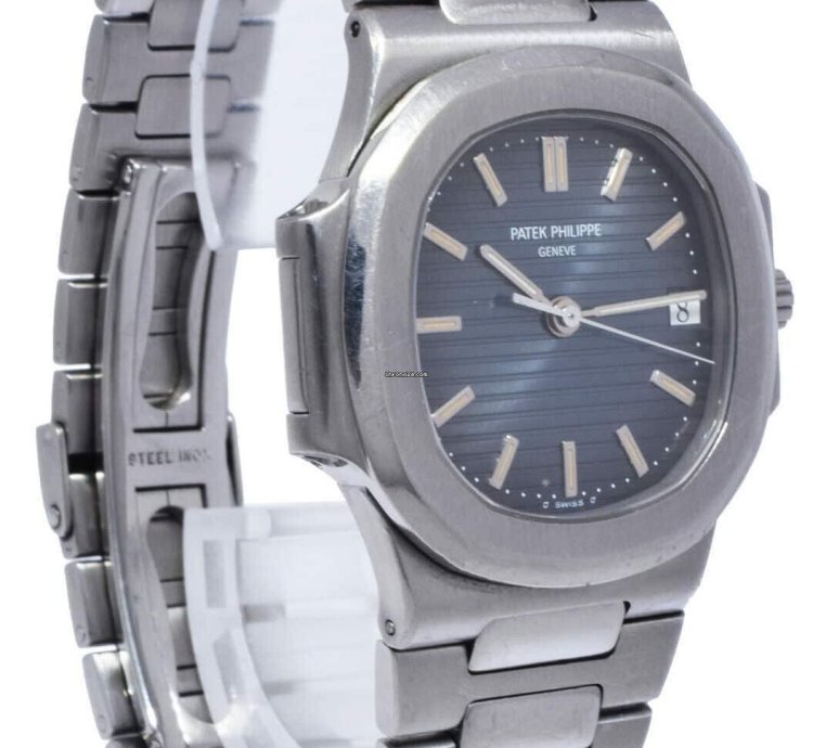 Patek Philippe Nautilus 3800 Nautilus Stainless Steel Blue Dial 37 5mm Watch 3800a 001