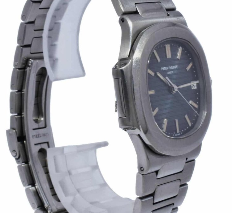 Patek Philippe Nautilus 3800 Nautilus Stainless Steel Blue Dial 37 5mm Watch 3800a 001